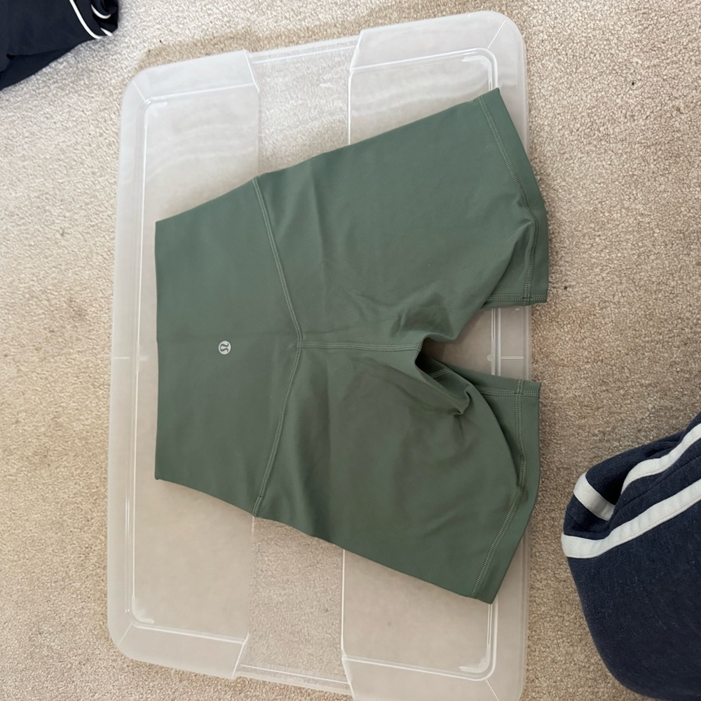 Lululemon Athletica Olive Green Shorts